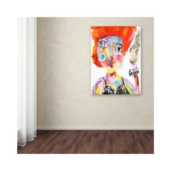 Trademark Fine Art Wyanne 'Such A Drag' Canvas Art, 18x24 - ALI18388-C1824GG
