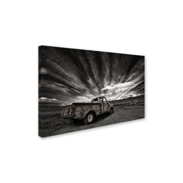 Trademark Fine Art Borsteinn H Ingibergsson 'Old Truck' Canvas Art, 22x32 - 1X03553-C2232GG