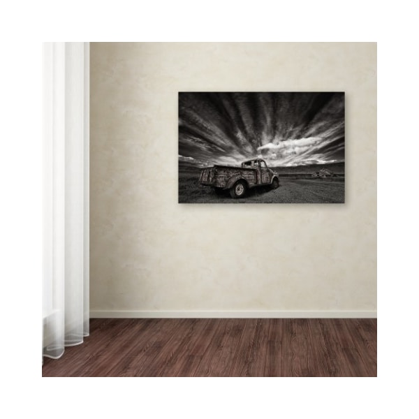 Trademark Fine Art Borsteinn H Ingibergsson 'Old Truck' Canvas Art, 22x32 - 1X03553-C2232GG
