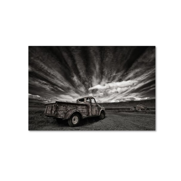 Trademark Fine Art Borsteinn H Ingibergsson 'Old Truck' Canvas Art, 22x32 - 1X03553-C2232GG