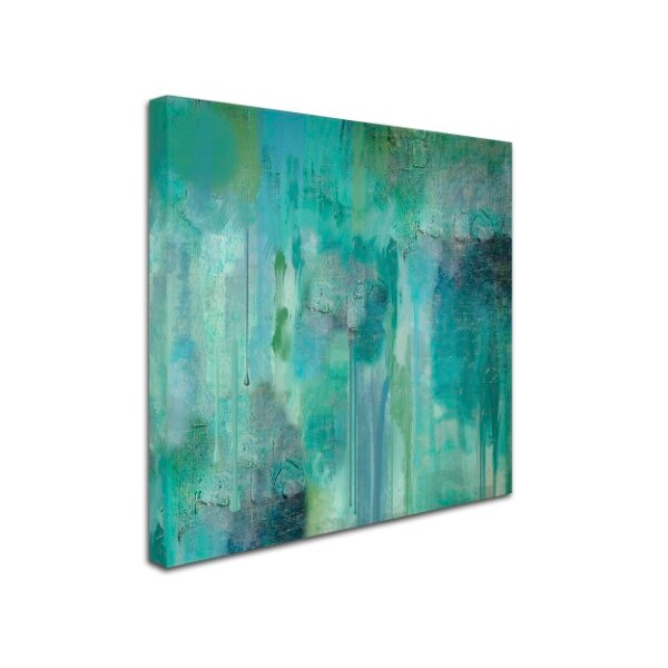Trademark Fine Art Color Bakery 'Aqua Circumstance II' Canvas Art, 18x18 - ALI0719-C1818GG