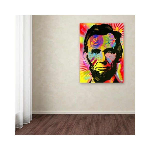 Trademark Fine Art Dean Russo 'Abraham Lincoln III' Canvas Art, 18x24 - ALI5841-C1824GG