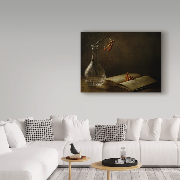 Trademark Fine Art Delphine Devos 'In The Dark Of My Days' Canvas Art, 18x24 - 1X06404-C1824GG