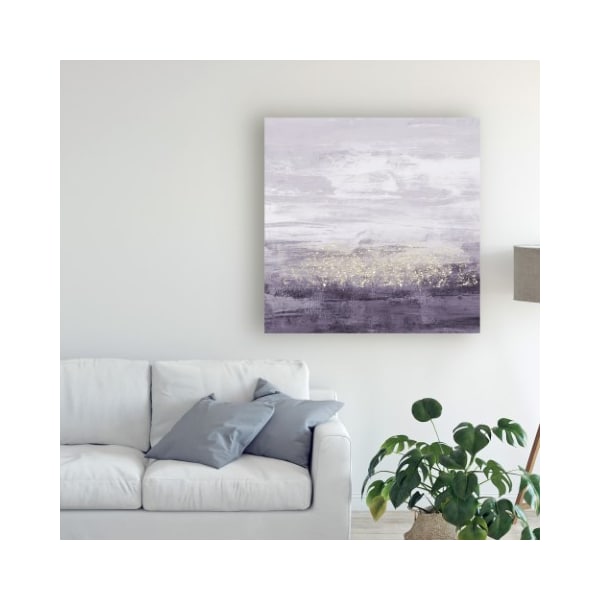Trademark Fine Art Jennifer Goldberger 'Amethyst Glitter Ii' Canvas Art, 24x24 - WAG10396-C2424GG