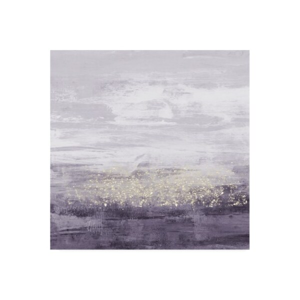 Trademark Fine Art Jennifer Goldberger 'Amethyst Glitter Ii' Canvas Art, 24x24 - WAG10396-C2424GG