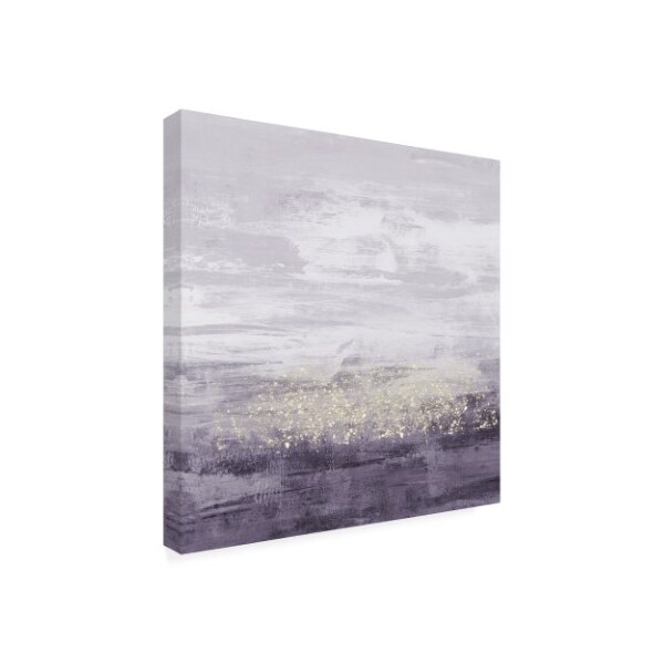 Trademark Fine Art Jennifer Goldberger 'Amethyst Glitter Ii' Canvas Art, 24x24 - WAG10396-C2424GG