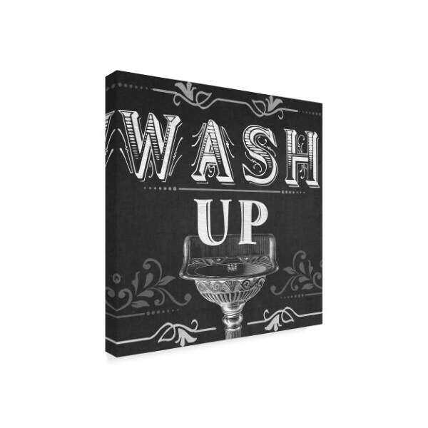 Trademark Fine Art June Erica Vess 'Chalkboard Bath Signs Iii' Canvas Art, 24x24 - WAG06340-C2424GG