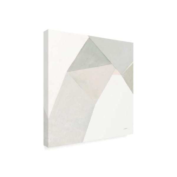 Trademark Fine Art Mike Schick 'Paper Work I Neutral' Canvas Art, 24x24 - WAP10221-C2424GG
