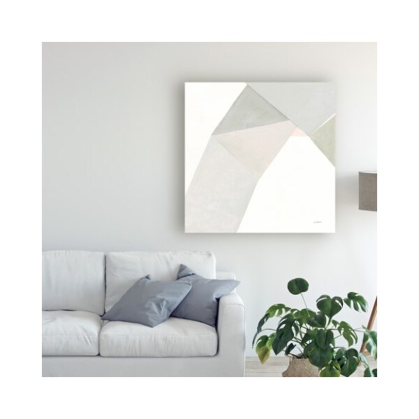 Trademark Fine Art Mike Schick 'Paper Work I Neutral' Canvas Art, 24x24 - WAP10221-C2424GG
