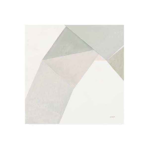 Trademark Fine Art Mike Schick 'Paper Work I Neutral' Canvas Art, 24x24 - WAP10221-C2424GG