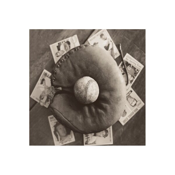 Trademark Fine Art Judy B. Messer 'Baseball Nostalgia Iii' Canvas Art, 24x24 - WAG10589-C2424GG