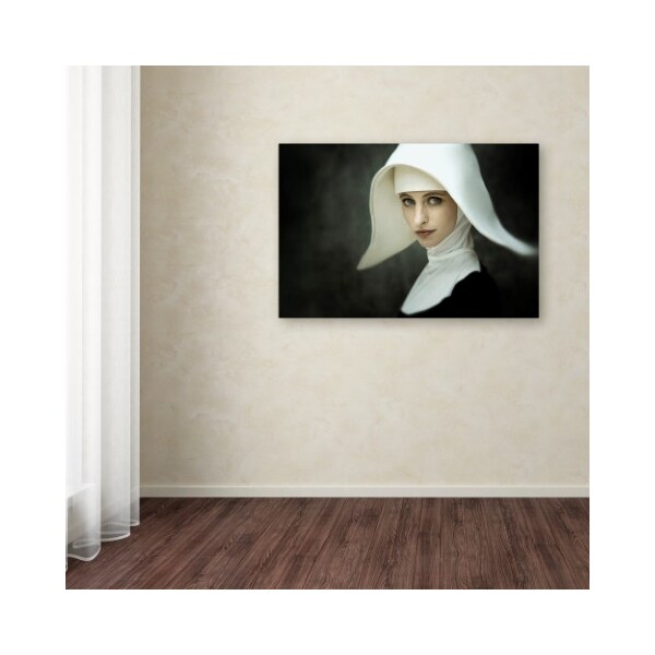 Trademark Fine Art Kenp 'The Nun' Canvas Art, 22x32 - 1X02698-C2232GG