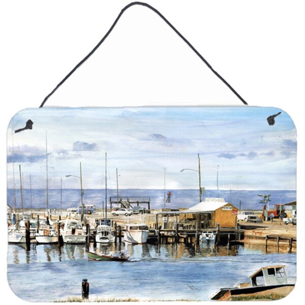 Carolines Treasures The Pass Bait Shop Indoor Aluminium Metal Wall Or Door Hanging Prints - 8129DS812