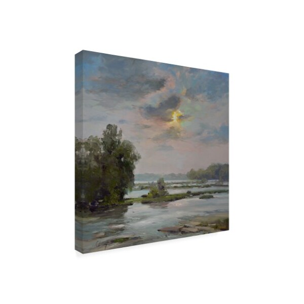Trademark Fine Art Chuck Larivey 'James River From Belle Isle Ii' Canvas Art, 24x24 - WAG11743-C2424GG