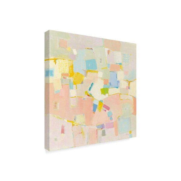 Trademark Fine Art Phyllis Adams 'Block Party' Canvas Art, 14x14 - WAP03828-C1414GG
