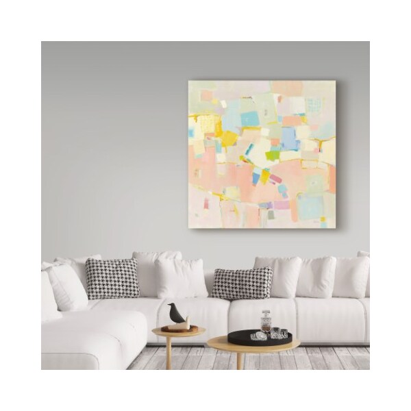 Trademark Fine Art Phyllis Adams 'Block Party' Canvas Art, 14x14 - WAP03828-C1414GG