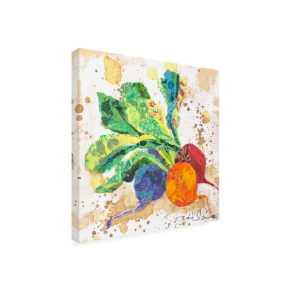 Trademark Fine Art Elizabeth St. Hilaire 'Veggie Splash I' Canvas Art, 14x14 - WAG14469-C1414GG