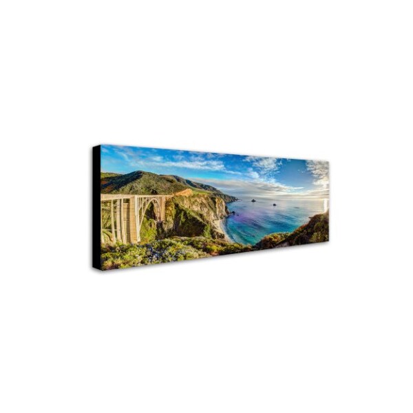 Trademark Fine Art David Ayash 'Big Sur - Bixby Bridge - California-I' Canvas, 20x47 - MA0504-C2047GG