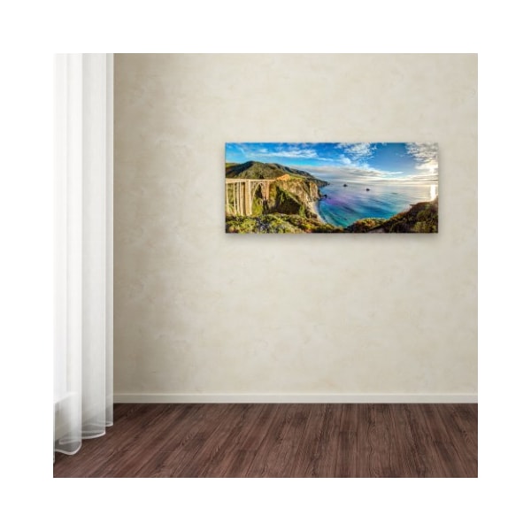 Trademark Fine Art David Ayash 'Big Sur - Bixby Bridge - California-I' Canvas, 20x47 - MA0504-C2047GG