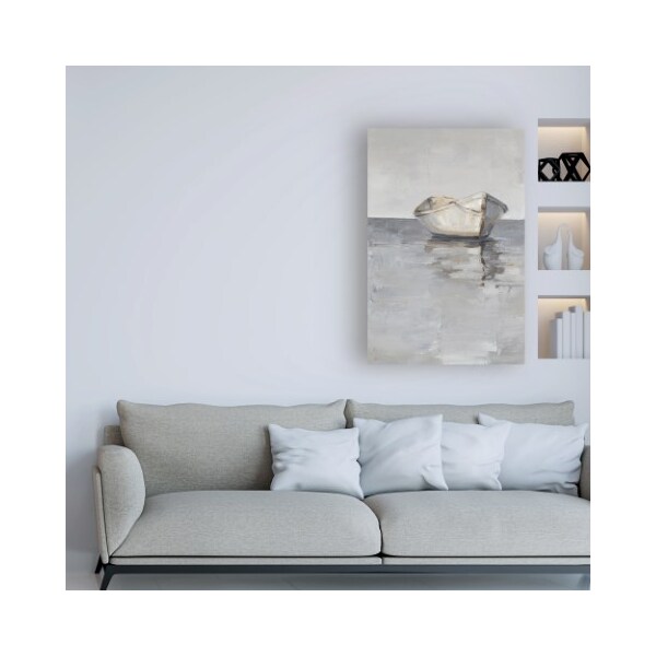 Trademark Fine Art Ethan Harper 'Boat on the Horizon I' Canvas Art, 12x19 - WAG14826-C1219GG