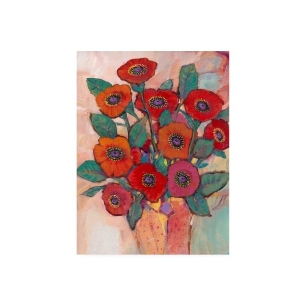 Trademark Fine Art Tim O'Toole 'Poppies In A Vase Ii' Canvas Art, 18x24 - WAG14025-C1824GG