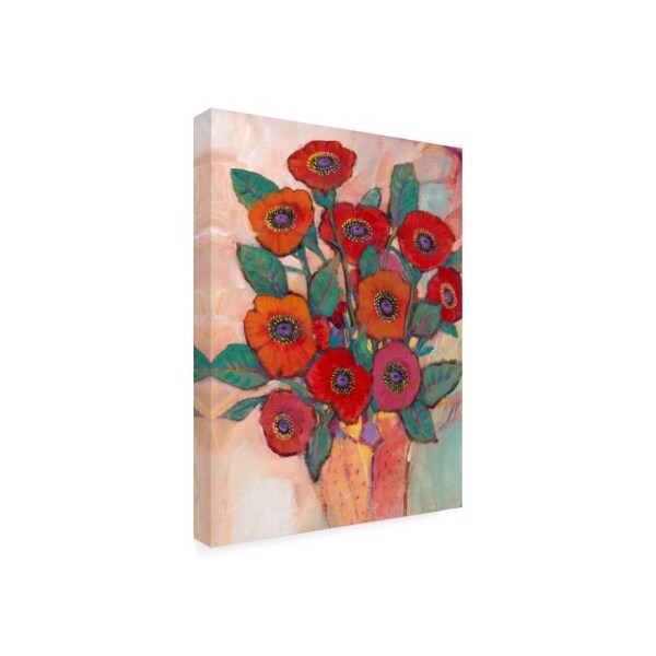 Trademark Fine Art Tim O'Toole 'Poppies In A Vase Ii' Canvas Art, 18x24 - WAG14025-C1824GG