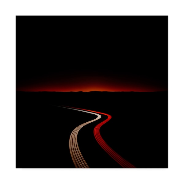 Trademark Fine Art Nadav Jonas 'Mountain Horizon Exposure' Canvas Art, 35x35 - 1X09467-C3535GG