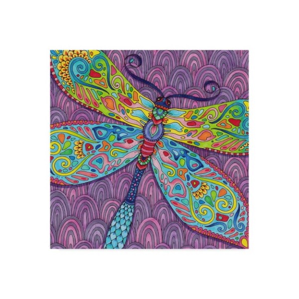 Trademark Fine Art Hello Angel 'Winged Things 1' Canvas Art, 14x14 - ALI35698-C1414GG