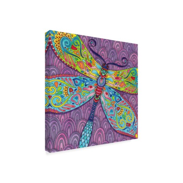 Trademark Fine Art Hello Angel 'Winged Things 1' Canvas Art, 14x14 - ALI35698-C1414GG