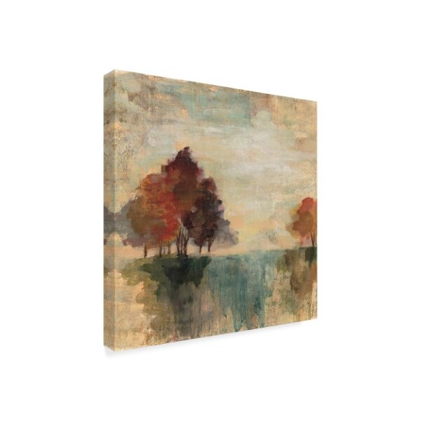 Trademark Fine Art Silvia Vassileva 'Landscape Monotype Ii' Canvas Art, 14x14 - WAP06774-C1414GG
