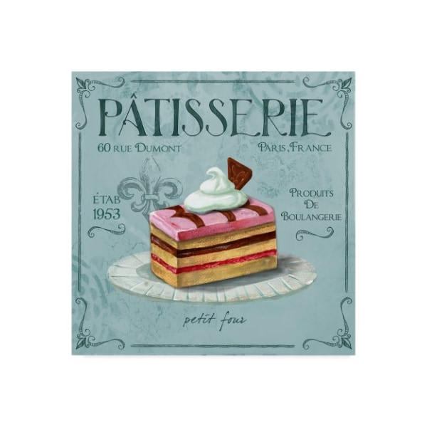Trademark Fine Art Fiona Stokes-Gilbert 'Petit Four' Canvas Art, 18x18 - ALI29671-C1818GG