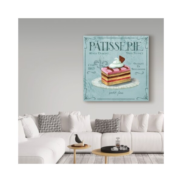 Trademark Fine Art Fiona Stokes-Gilbert 'Petit Four' Canvas Art, 18x18 - ALI29671-C1818GG