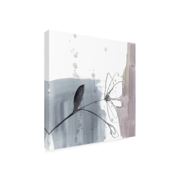 Trademark Fine Art Jennifer Goldberger 'Ua Ch Blush Flower Splash Iii' Canvas Art, 35x35 - WAG10123-C3535GG