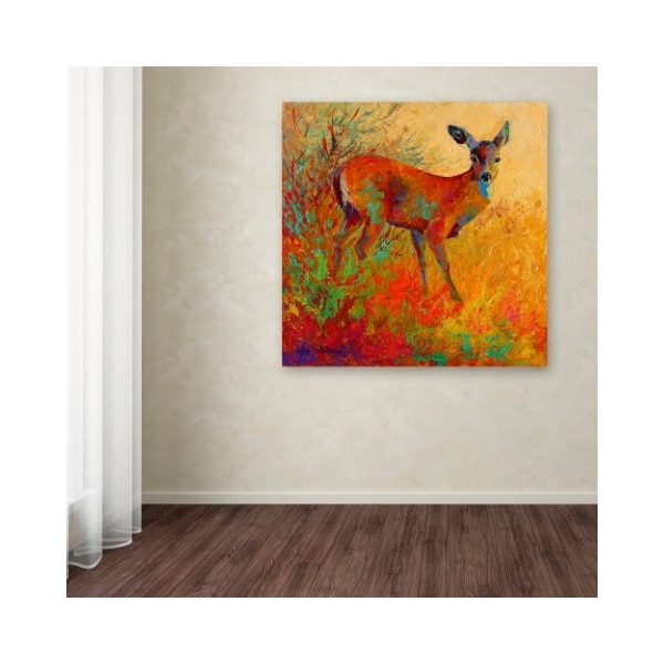 Trademark Fine Art Marion Rose 'Doe' Canvas Art, 18x18 - ALI7720-C1818GG