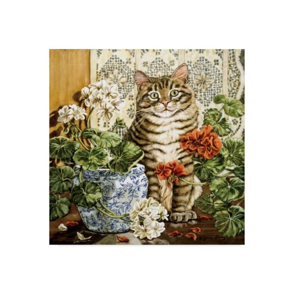 Trademark Fine Art Jan Benz 'Winters Garden' Canvas Art, 35x35 - ALI36311-C3535GG