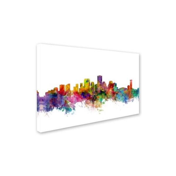 Trademark Fine Art Michael Tompsett 'New Orleans Louisiana Skyline' Canvas Art, 30x47 - MT0571-C3047GG