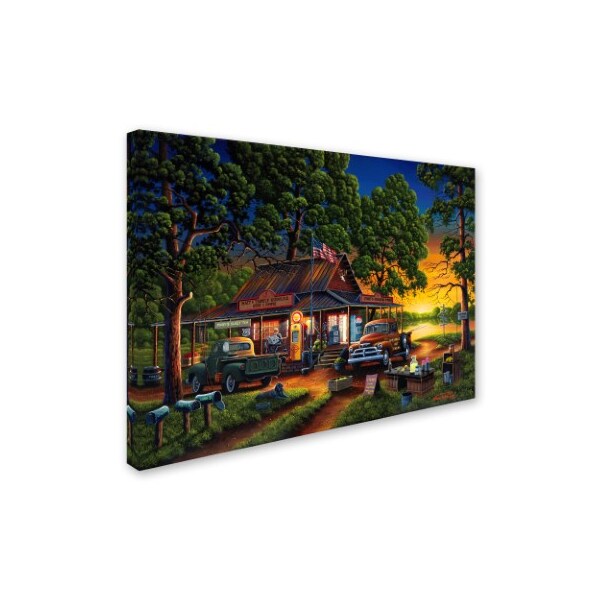 Trademark Fine Art Geno Peoples 'Joses Country Store' Canvas Art, 18x24 - ALI19575-C1824GG