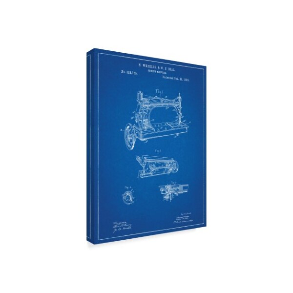 Trademark Fine Art Cole Borders 'Sewing Machine' Canvas Art, 14x19 - ALI21696-C1419GG