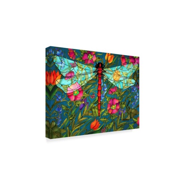 Trademark Fine Art Holly Carr 'Red Dragonfly' Canvas Art, 14x19 - ALI29705-C1419GG