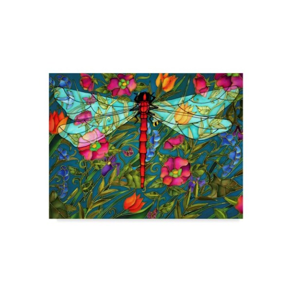 Trademark Fine Art Holly Carr 'Red Dragonfly' Canvas Art, 14x19 - ALI29705-C1419GG