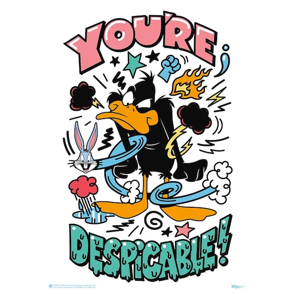 Trend Setters Looney Tunes Youre Despicable Mightyprint Wall Art - MP17240585