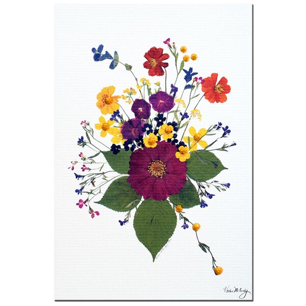 Trademark Fine Art Kathie McCurdy 'Enchanted Garden' Canvas Art, 14x19 - KM076-C1419GG
