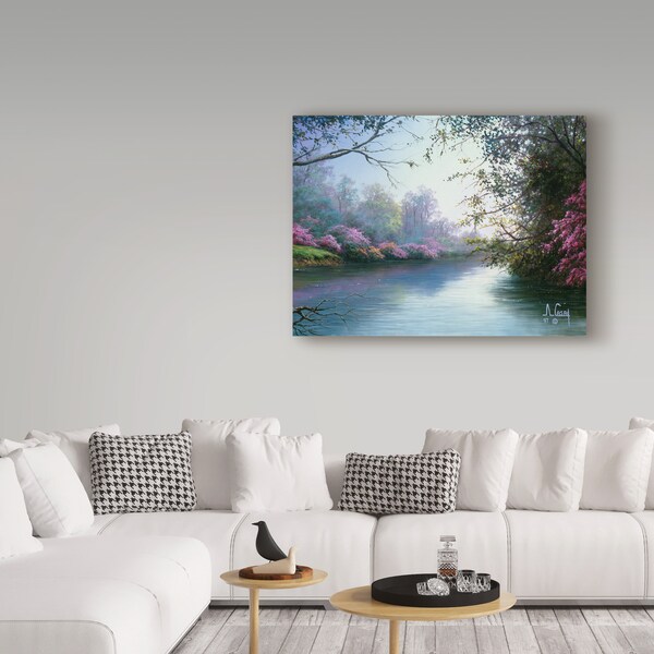 Trademark Fine Art Anthony Casay 'Garden Scene 11' Canvas Art, 18x24 - ALI20239-C1824GG
