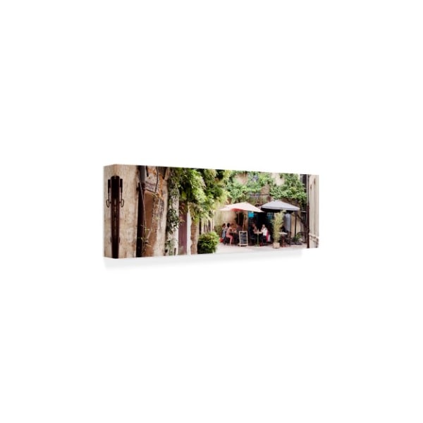 Trademark Fine Art Philippe Hugonnard 'France Provence 2 Provencal Restaurant' Canvas Art, 8x24 - PH01380-C824GG