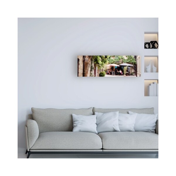 Trademark Fine Art Philippe Hugonnard 'France Provence 2 Provencal Restaurant' Canvas Art, 8x24 - PH01380-C824GG