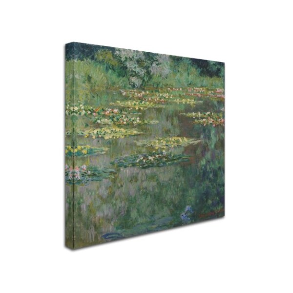 Trademark Fine Art Monet 'Le Bassin Des Nympheas' Canvas Art, 18x18 - AA00651-C1818GG