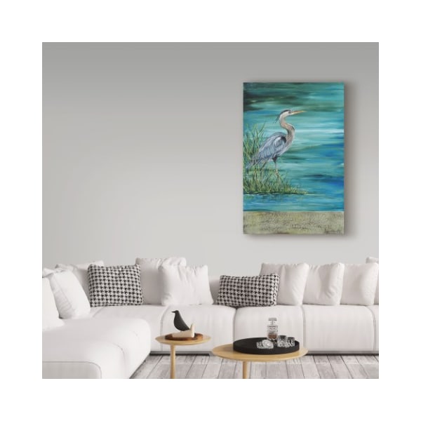 Trademark Fine Art Jean Plout 'Great Blue Heron' Canvas Art, 22x32 - ALI30073-C2232GG