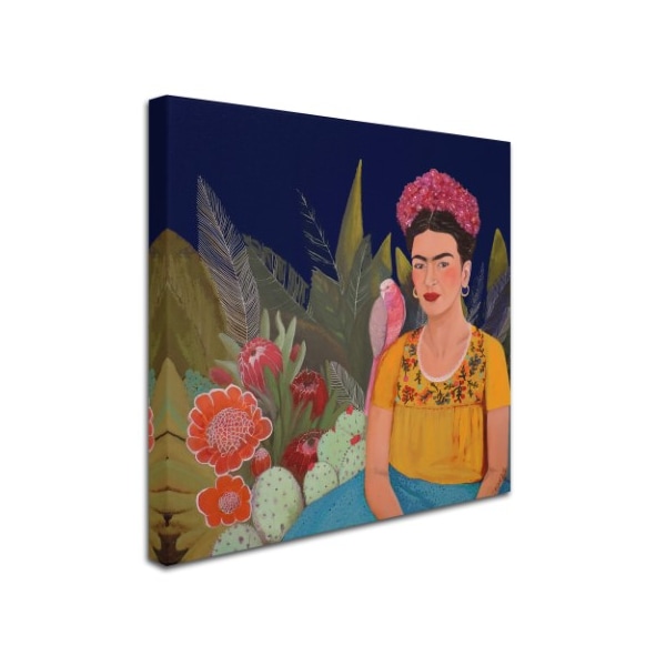 Trademark Fine Art Sylvie Demers 'Frida A Casa Azul Revisitated' Canvas Art, 24x24 - ALI15162-C2424GG