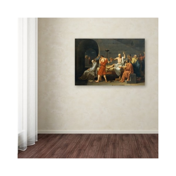 Trademark Fine Art David 'The Death Of Socrates' Canvas Art, 22x32 - AA00249-C2232GG