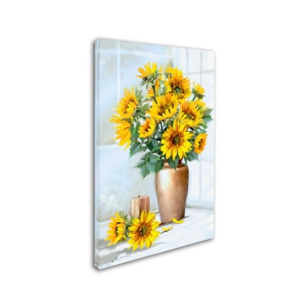 Trademark Fine Art The Macneil Studio 'Sunflowers' Canvas Art, 12x19 - ALI8620-C1219GG